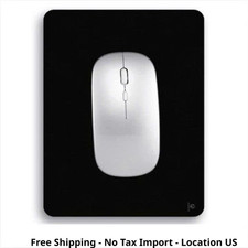 Small Mouse Pad 6 x 8 Inch, Horizontal and Vertical Flexible use. Great black