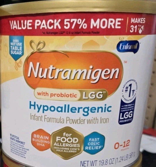 4 Cans Enfamil Nutramigen w/Probiotic LGG Hypoallergenic Formula 19.8oz 2026