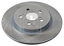 2x Febi Rear Solid Brake Discs Fits Lexus Toyota Ct Urban Cruiser 279mm