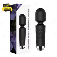 Handheld Portable Black Massager, Large Massager to Relieve Back Neck Shoulder W