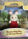 Calico Critters Chocolate Rabbit Baby Figure