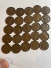 Roll 1925 S Lincoln Wheat Cents Penny in Good or Better Condition 50 Coins