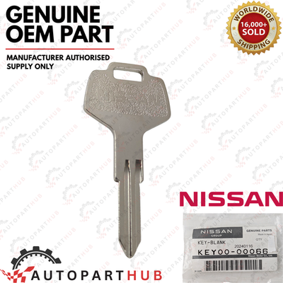 Genuine Nissan Blank-Metal Master Spare Key Uncut | 00-00066