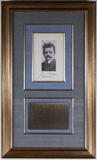 JEAN SIBELIUS - PHOTOGRAPH MOUNT SIGNED