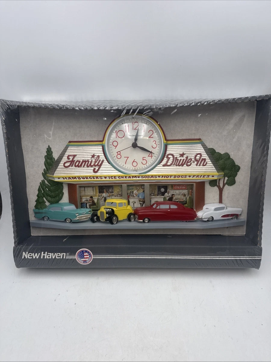 New Haven Quartz Family Drive In 時計 family drive in clock products for sale | eBay