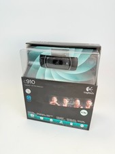 Logitech HD Pro Webcam C910 Black Full HD 1080 10MP Photos New Sealed 