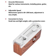 Mini Mechanical Metronome Universal Portable Traditional for Piano Ukeulele