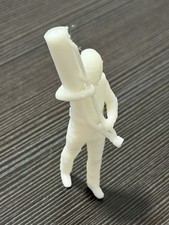 Deko Slotcar Figur Mechaniker Betanker  FMT unbemalt für Carrera 132 Digital Uni