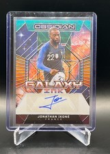 2024-25 Panini Obsidian Jonathan Ikone Galaxy Ink Electric Etch Taiga Auto 17/25