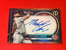 2020 Topps Tribute Michael Chavis Auto # /150 Red Sox