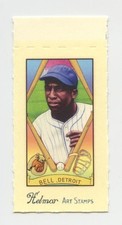 COOL PAPA BELL SCARCE HELMAR STAMP BASEBALL CARD WITH UNCUT TAB
