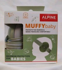 Alpine Muffy Baby Ear Protection Earmuff for Babies Toddler Travel Concert Green
