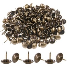 Keadic 200Pcs 3/4" in Diameter Antique Upholstery Tacks Furniture Nails P...