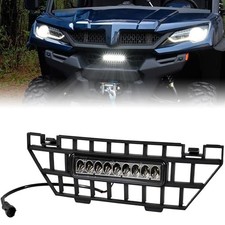 Front Mesh Grill with LED Spotlight for CFMOTO UFORCE 1000 2019-2025 / UFORCE