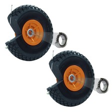 Sackkarrenräder Bollerwagenrad pannensicher Ø260mm für 20mm Achse 3.00-4