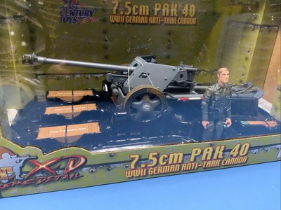 Ultimate soldier 1:18 Scale 7.5 Pak 40 German Anti- Tank Cannon | eBay