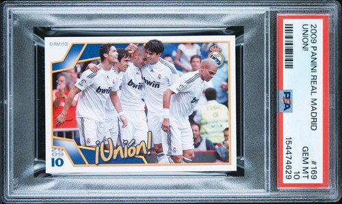 2009 Panini Real Madrid Union Cristiano Ronaldo KAKA Benzema #169 PSA 10 POP 2