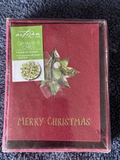 Lang Impressions Artisan 3D Ornament Christmas Cards 8 Cards With Envelopes