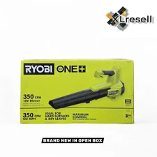 RYOBI ONE+ 18V Jet Fan Leaf Blower 100 MPH 350 CFM Variable Speed (Tool-Only)