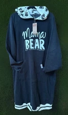 Lazy One Mama Bear Oversized Snuggie L/XL With Hoodie/ Stay Warm This Winter