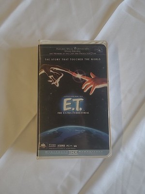 E.T. The Extra-Terrestrial 1982 VHS McA/Universal, Steven Spielberg, PG