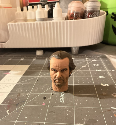 Jack Torrance Stephen King The Shining Painted Head For Action Figure Custom