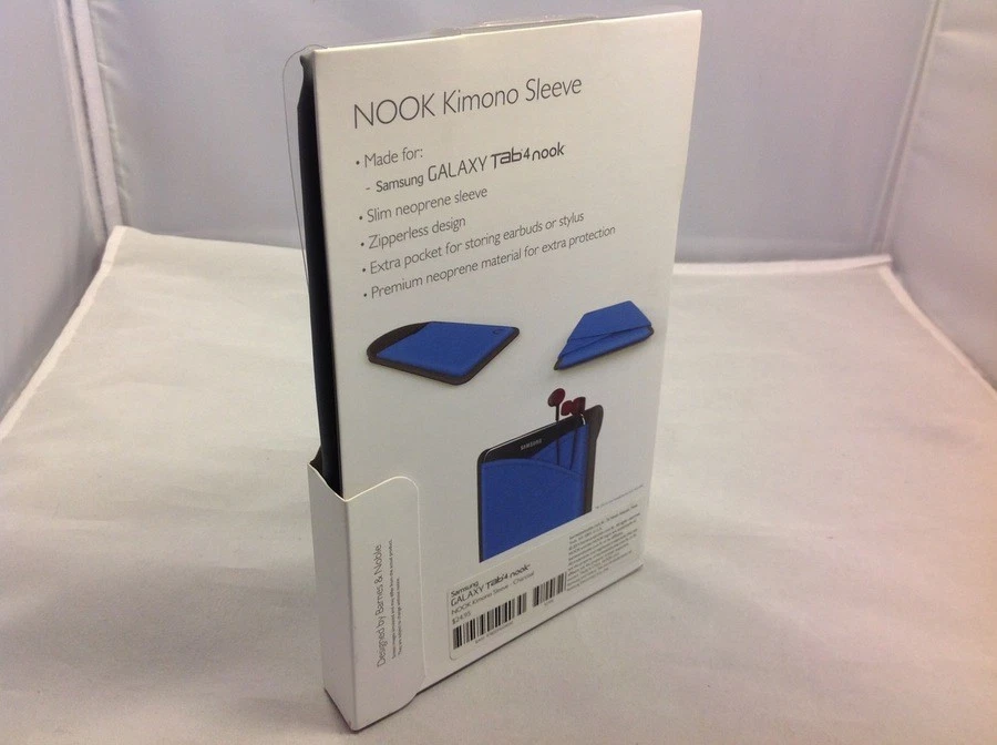 Barnes & Noble Kimono Sleeve for Samsung Galaxy Tab 4 Nook - Dark Blue - Image 2 of 2