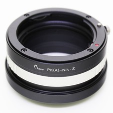 Pentax K PK DA lens to Nikon Z mount camera adapter Z6 III Z5 Z7 II Z8 Z9 Z50 Zf