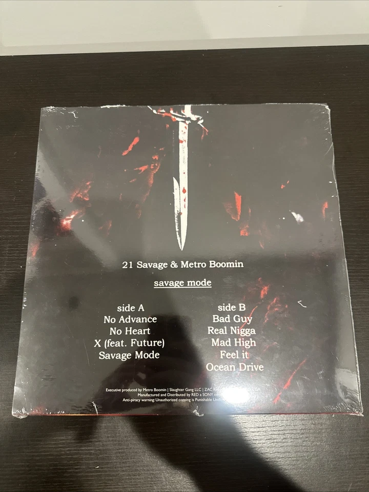 21 Savage X Metro Boomin - Savage Mode Vinyl Record LP RARE - Image 2 of 2