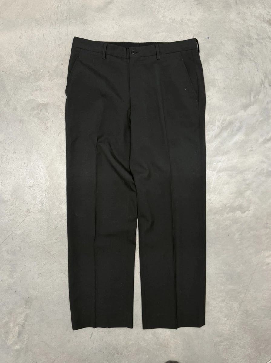 ISSEY MIYAKE MEN ウールスラックス　黒　size2 古着　希少 ISSEY MIYAKE MEN ウールスラックス 黒 size2 古着 希少