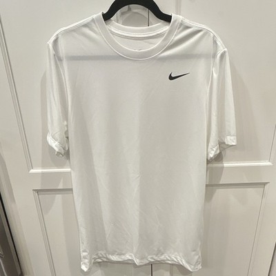 Nike The Nike Tee Dri-FIT Men's White Crew Neck Short Sleeve Logo T-Shirt M