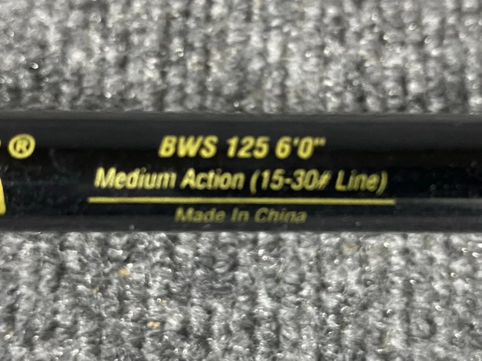 Shakespeare Sturdy Stik BWS 125 6' Medium 1-Piece Jigging Trolling Rod 15-30lb - Image 3 of 4