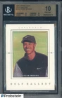 2001 Upper Deck Golf Gallery #GG4 Tiger Woods RC Rookie BGS 10 PRISTINE