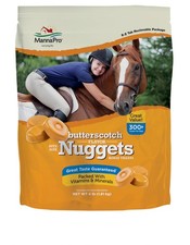 Manna Pro Bite-Size Nuggets Horse Treats - Butterscotch Flavored Training Reward