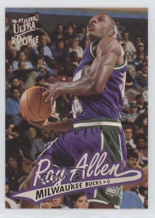 1996-97 Fleer Ultra Ray Allen #60 Rookie RC HOF 0d08