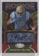 2021 Certified Rookie Signatures Mirror Etch Gold 4/10 Demetric Felton Auto 4t6