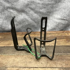 Specialized USA Bicycle Water Bottle Cages Set of 2 Black Plastic USA Vintage