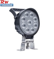 Arbeitsscheinwerfer LED, 54W, 5100lm, rund, 12/24V, Deutsch Stecker, Schalter