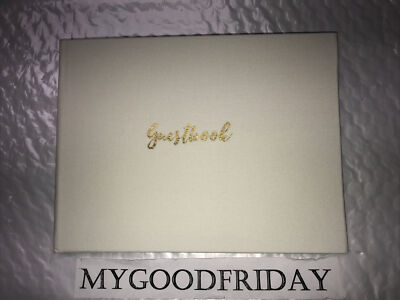 C.R.Gibson Gold Glitter Guest Book *On Sale For Limited Time