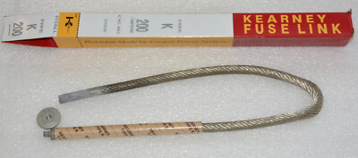 Kearney 200A Type K Fuse Link 31200 Eaton Cooper Fast 23" 200 - Foto 8