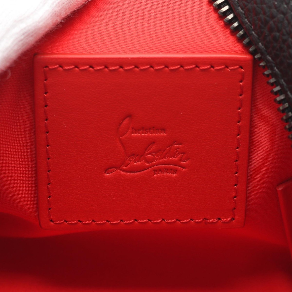 Christian Louboutin ♪ Funky バッグ 1255054B078 Christian Louboutin FUNKY Hand second bag pouch 1255054B078