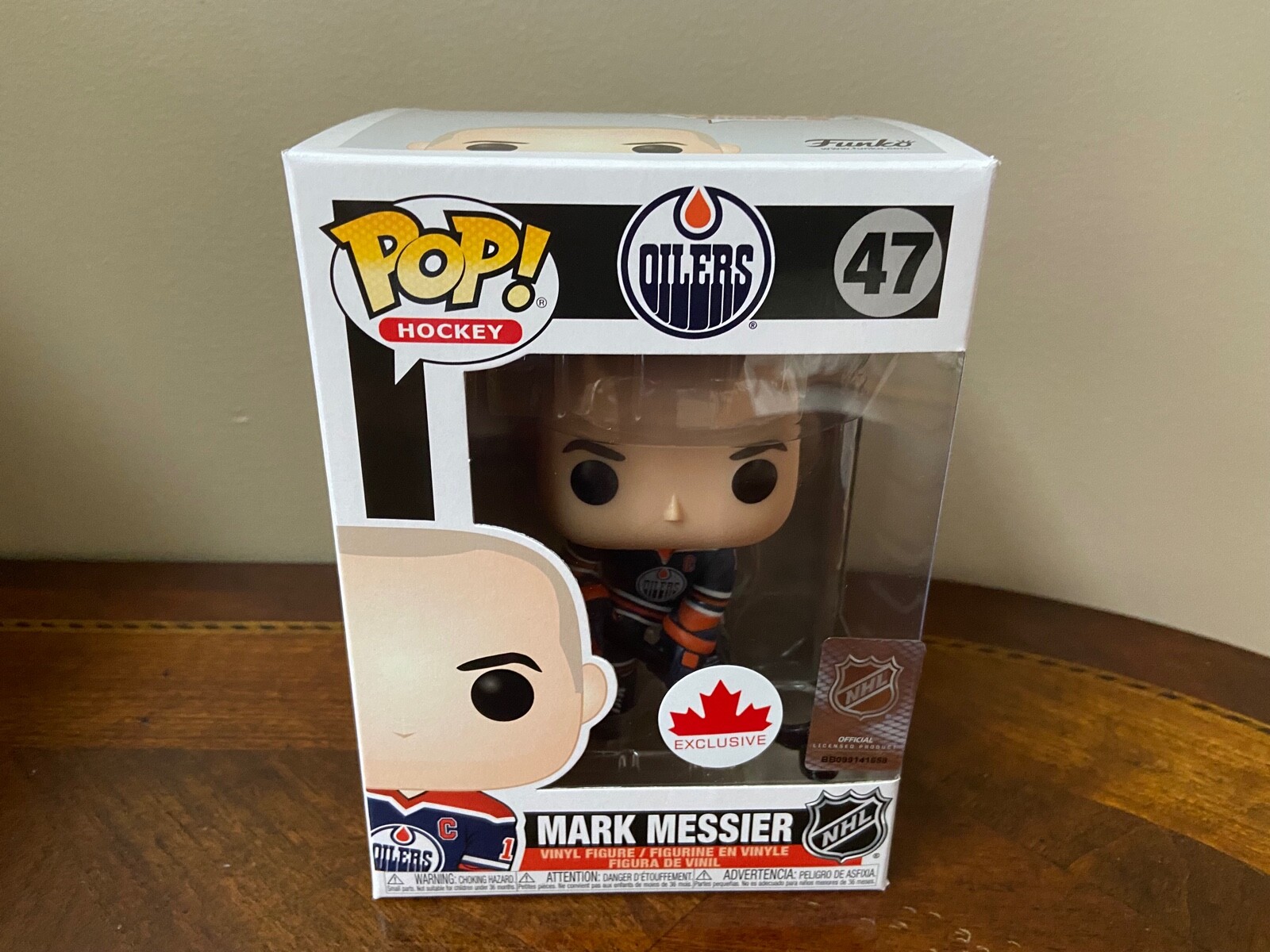 En Oferta &Quot;Figura De Vinilo 47 Funko Pop Hockey Oilers &Quot;&Quot;Mark Messier&Quot;&Quot; Nueva En Caja Exclusiva