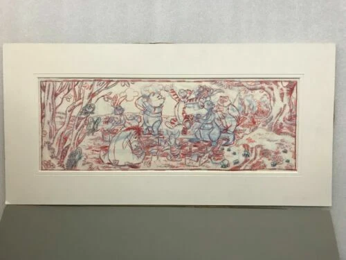 Winnie the Pooh Disney Art Work (1968-Now)