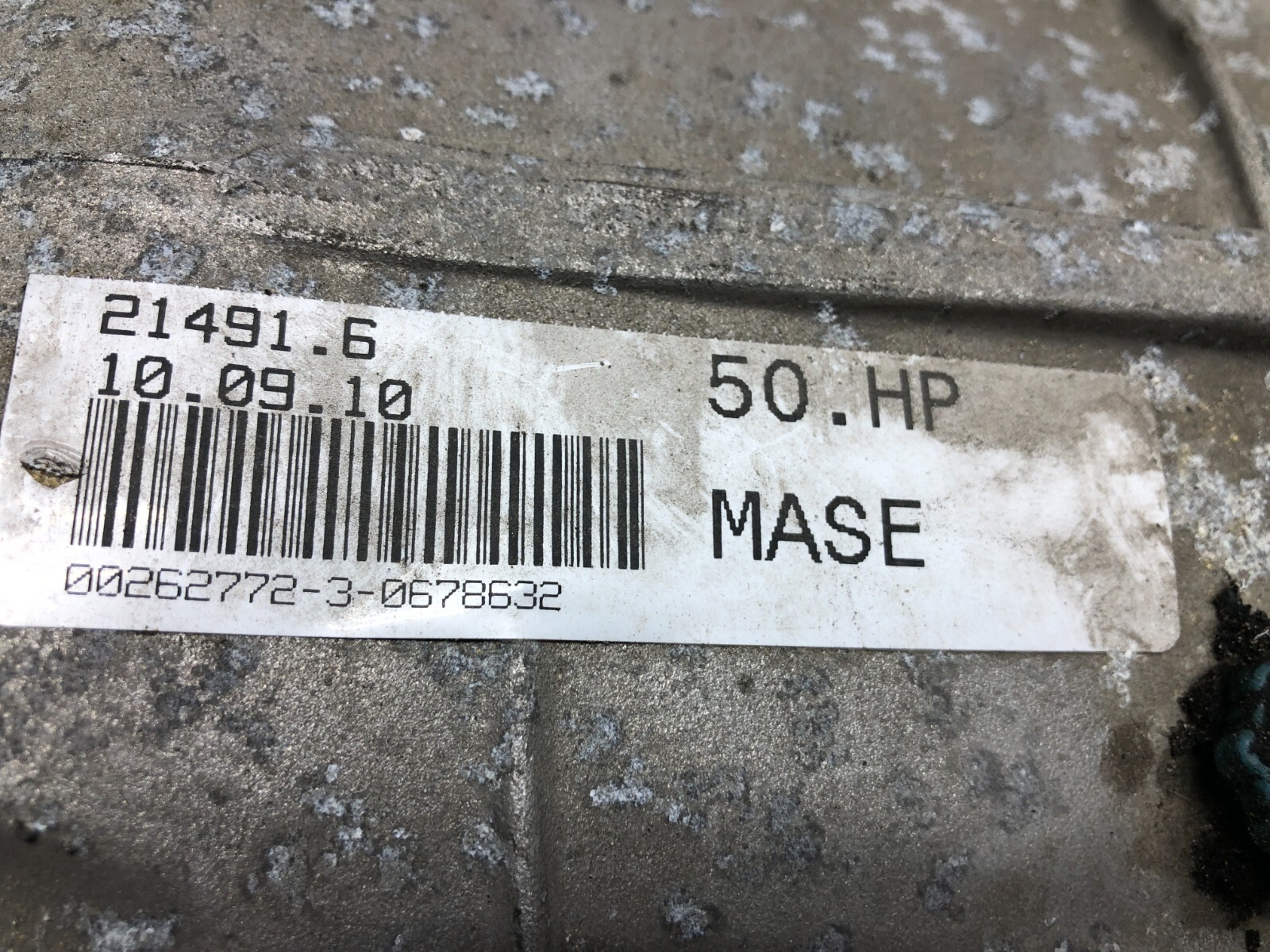 2009-2019 MASERATI GRANTURISMO M145 4.7L RWD AUTOMATIC TRANSMISSION GEARBOX OEM.
