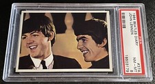 1964 Beatles Diary PSA 8 #37A George Harrison Rookie Card Paul McCartney Topps