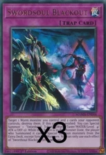 3X Yugioh Swordsoul Blackout MAMA-EN044 Ultra Rare 1st Edition NM