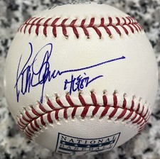 PETER GAMMONS AUTO SIGNED HOF Logo BASEBALL w/COA “HOF ‘05” Baseball Writer