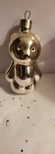  Soviet christmas ornament Bear 🐻  Good Condition 3"