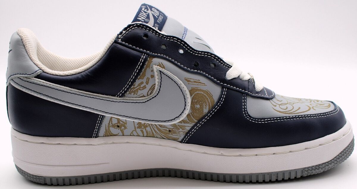 Nike Air Force 1 Low Mr. Cartoon Blue Tattoo LA Tattoo, 2003 Nike Air Force 1 Low Mr. Cartoon Blue Tattoo LA Tattoo, 2003