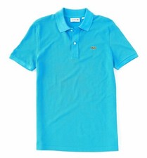 Lacoste Men's Short Sleeve Classic Pique Polo Shirt Slim Fit Blue Ibiza 3XL